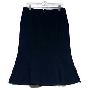 Shape FX Aline Skirt Women's Size 12 Black Knee Length Lycra New w/Tags